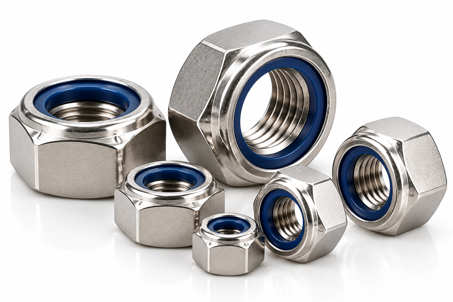 DIN 982 Nylock Nut – stainless steel fastener by Accurate Fastners