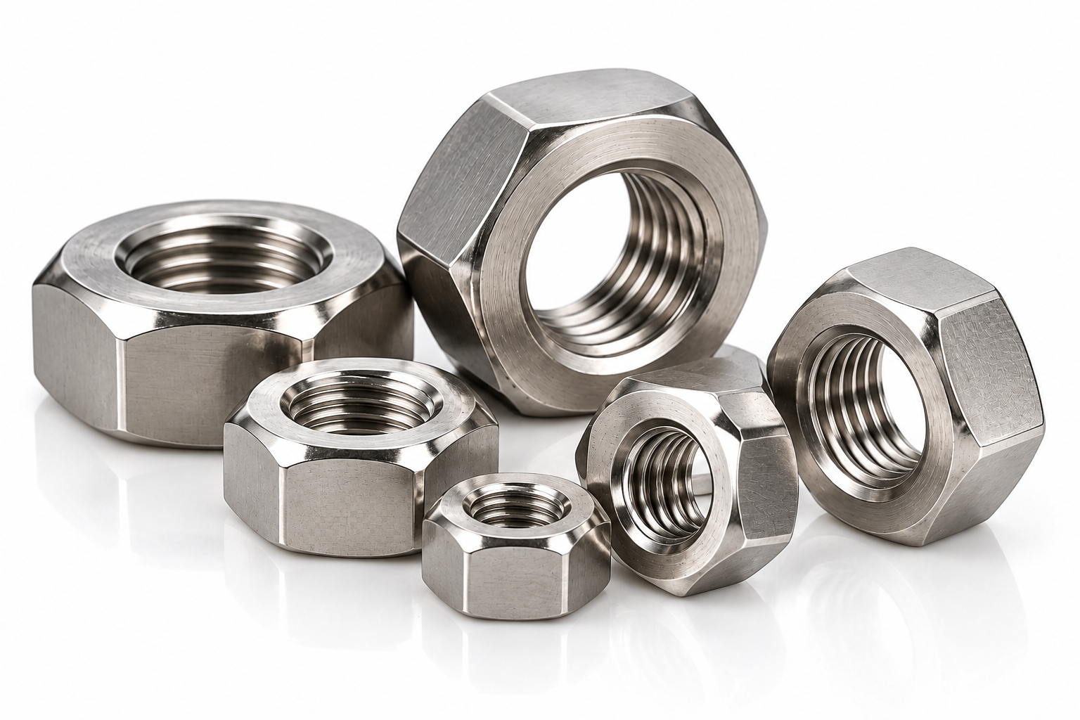DIN 934 Hex Nut – stainless steel fastener by Accurate Fastners